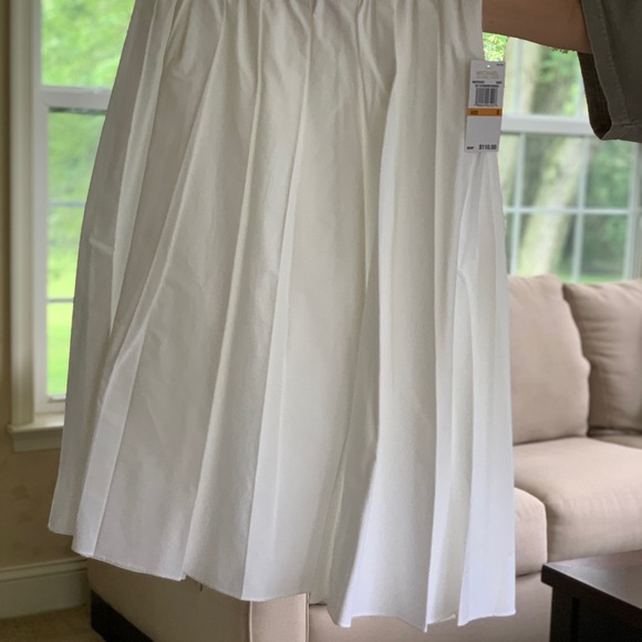 MICHAEL KORS- White Pleated Skirt - Picture 6 of 11